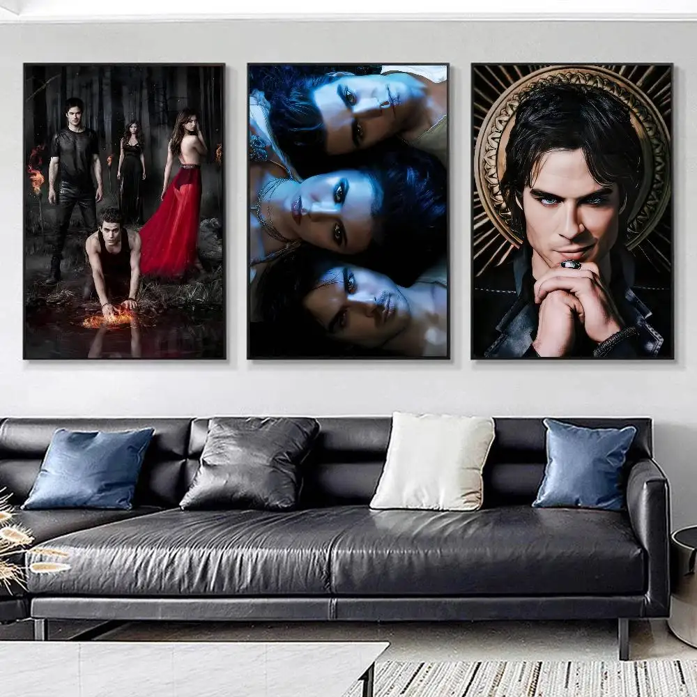 1pc The Vampire Diaries Posters HD Print Vintage Wall Art Decor for Home Study Room
