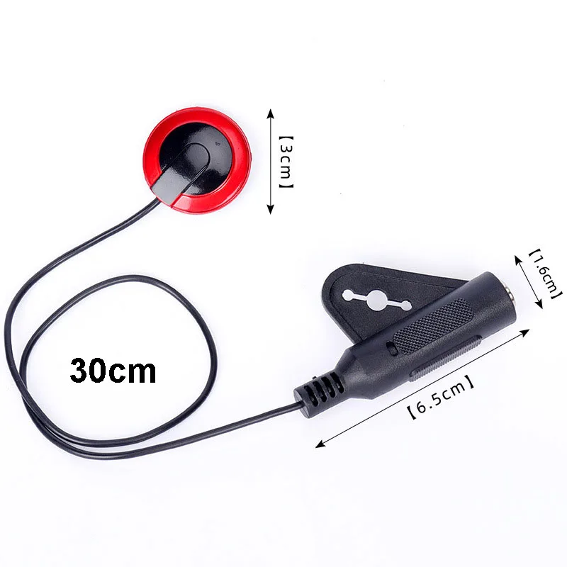 1PCS 30cm Professional Piezo Contact Microphone Pickup for Guitar Violin Accessories Red/Black