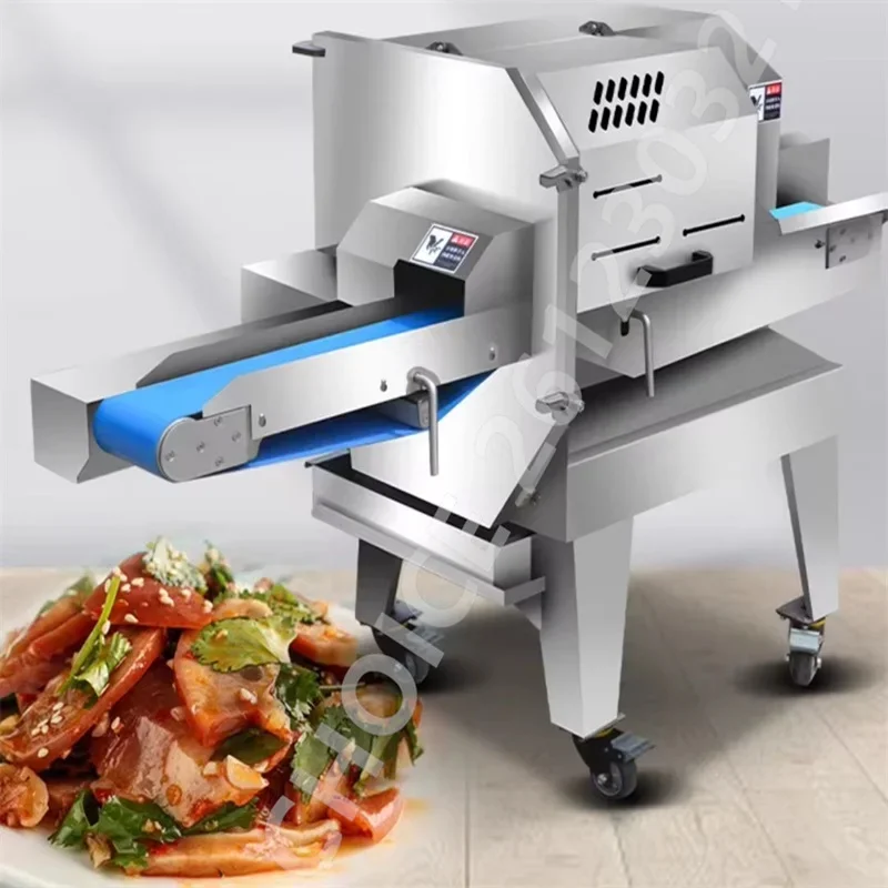 Steak Slice Cutting Machine Industrial Commercial Restaurant Bacon Beef Cooked Meat Cutter Cutting Slicing Machine Meat Slicer