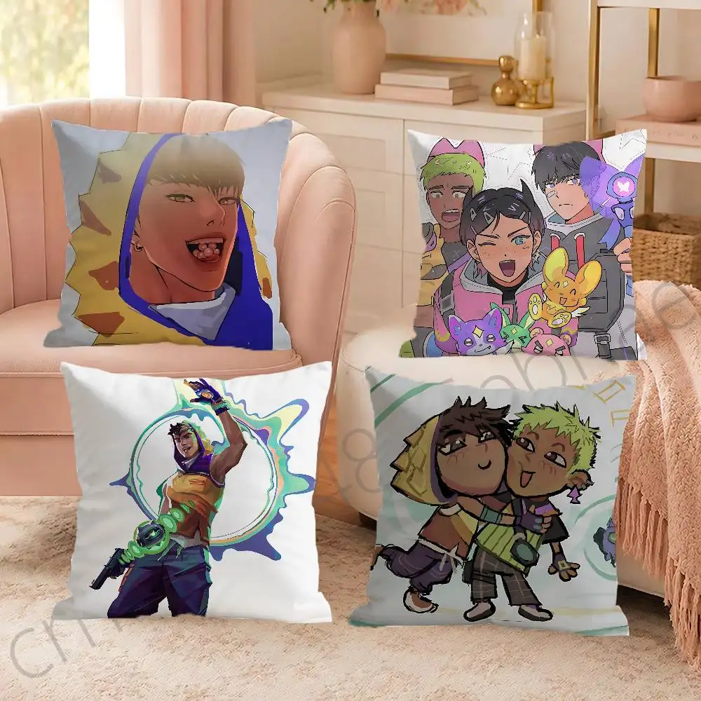 FOR Valorant Miks Pillow Case Comfy Pillow Cover Cute Funny Pillowcases For Sofa Car Home Decor