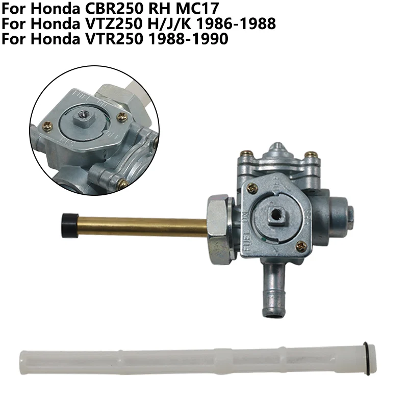 

Motorcycle Gas Fuel Petcock Tap Valve Switch Pump For Honda CBR250 RH MC17 VTZ250 H/J/K VTR250 CBR 250 VTR 250
