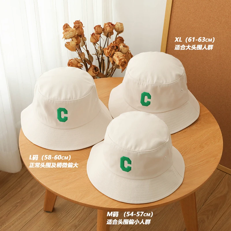 Big Head Bucket Hats XL63CM for Men Women Bob Designer Letter C Fisherman Hat Sunshade Sun Hat Large Size Bucket Hat Wholesale