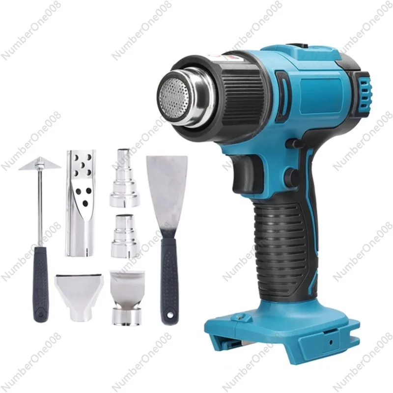 

1200W Cordless Heat Gun Rechargeable Air Heating Tool 300-550℃ Temperature Adjustable Hot Air Machine For 18V/21V Makita Battery