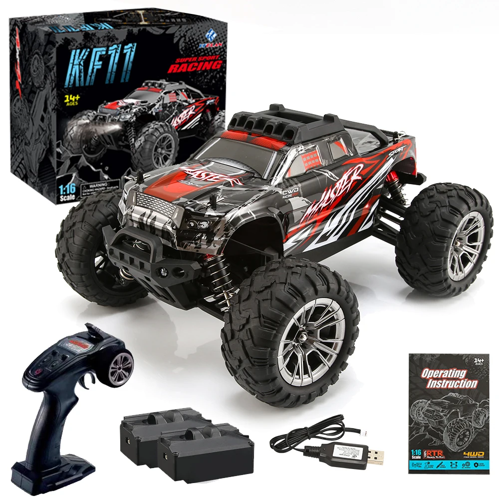 

KFPLAN 1:16 KF11 Profession RC Car Remote Control Cars High Speed Drift Monster Off-road Truck Toy for Kids vs Wltoys 144001