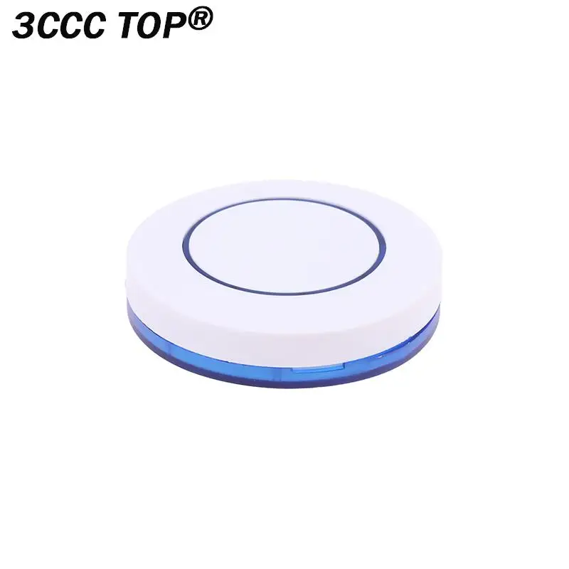 DC6V 433Mhz Wireless Remote Control 1 Button Round Remote Control SOS 101 Switch Feel Free To Paste EV1527 Chip Learning Type