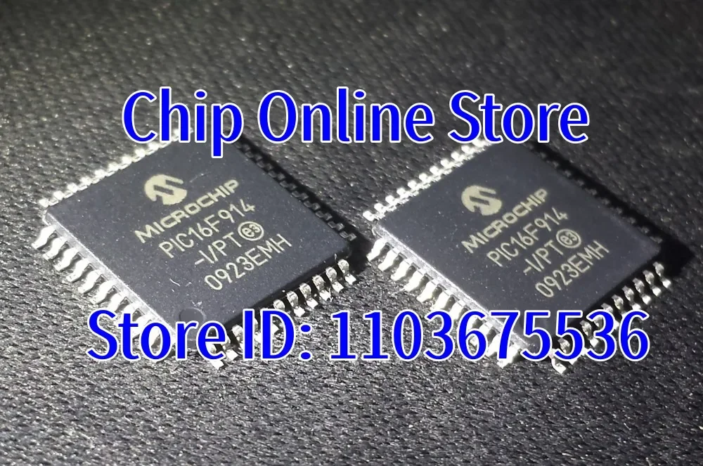 5~100pc  PIC16F914-I/PT  TQFP44  New Original  PIC16F914