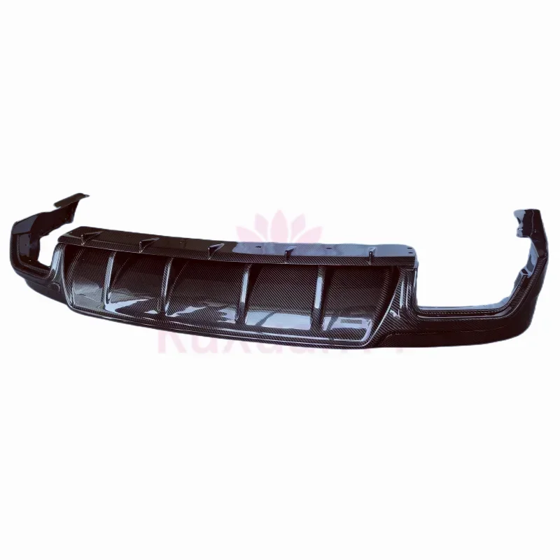 For Masarati Levante M style carbon fiber rear bumper lip rear diffuser body kit