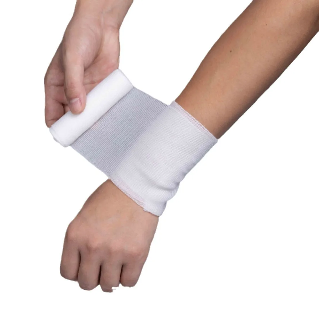 1pc PBT Elastic Bandage, Stretch Gauze Bandage for Fracture Splint Fixation, First Aid Kit Supply for Training & Drill