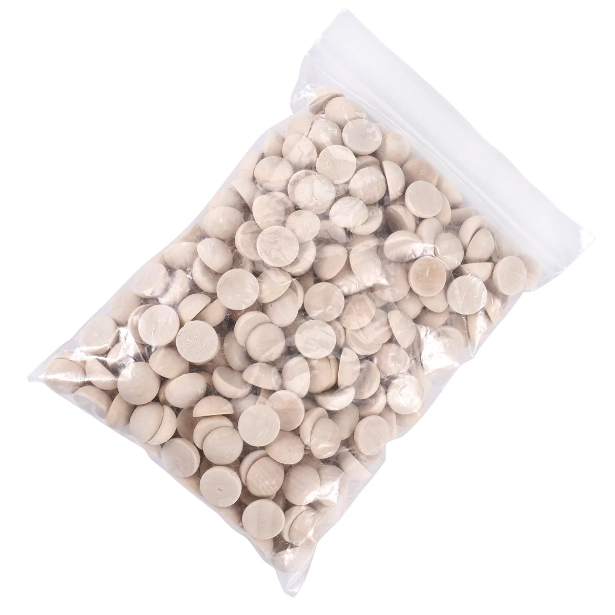 정성적 인 300Pcs 분할 된 나무 공 미완성 된 절반 나무 공 DIY 공예 예술 크리스마스 장식에 대 한 절반 라운드 공예 공