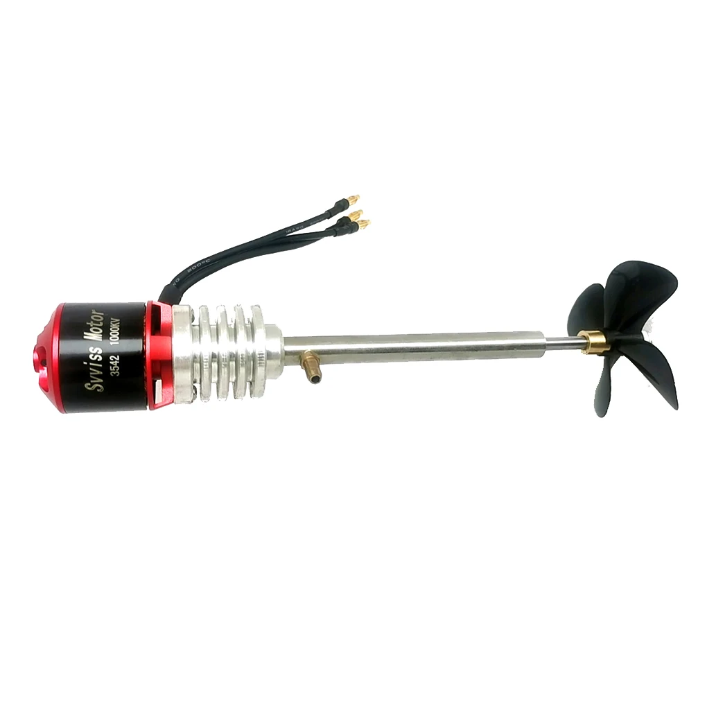 3542 Brushless RC Boat Motor 3-4S 16000RPM Underwater Thruster Motor 3-blades Propeller Kit for DIY ROV Robot Model Boat Submari