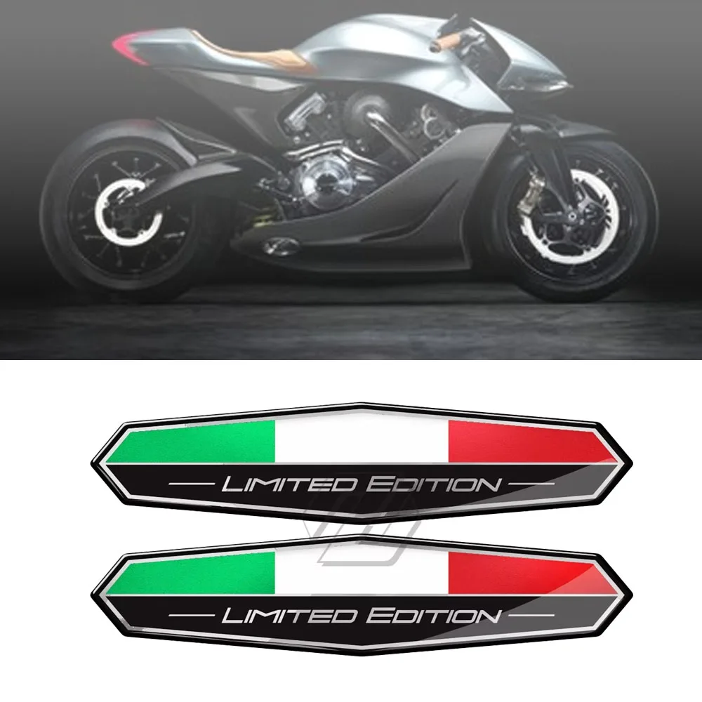 Car Decals motorbike Italy Flag Sticker Italia Limited Edition Decal Case for Aprilia Ducati Triumph Kawasaki Yamaha Honda Suzuk