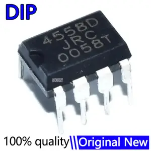 信頼も厚い 20ピース/ロットJRC4558D SOP8 NJM4558D sop 4558 smd 4558D インサート・チップ