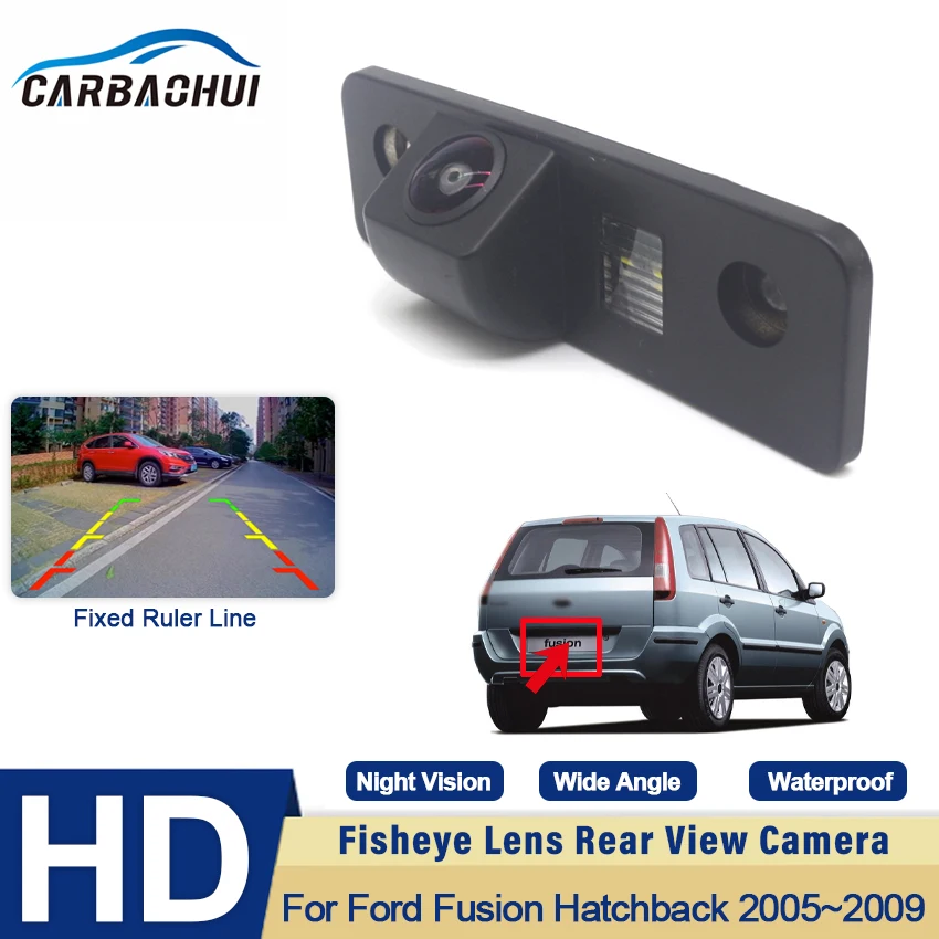 

CCD HD Waterproof Fisheye Rear View Camera For Ford Fusion Hatchback 2005 2006 2007 2008 2009 Car Reverse Parking Backup Monitor