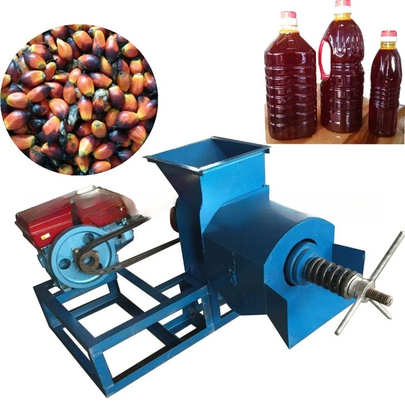 500Kg/h Spiral Palm Oil Press Power, Model Selected by Palm Research Institute