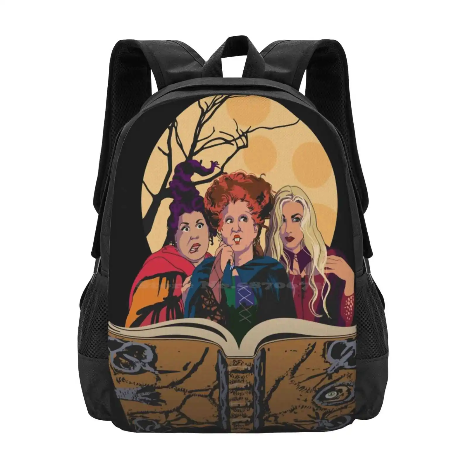 Sanderson Sisters Hot Sale Backpack Fashion Bags Ii 2 Sanderson Sisters Winifred Sanderson Winnie Halloween Book Witches Salem