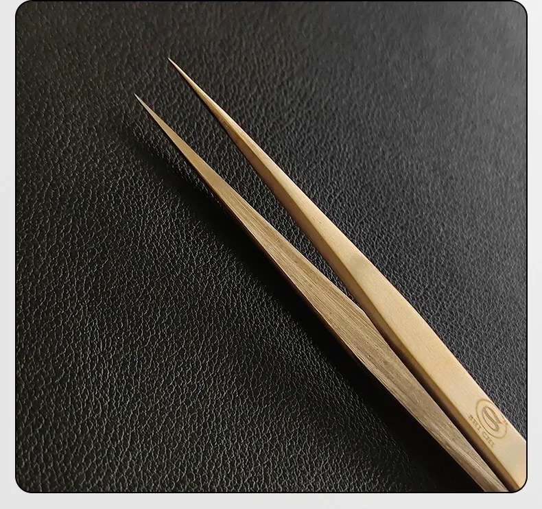 Qiao пинцет превосходного качества, прямой новый промышленный антистатический крестовый пинцет из нержавеющей стали, аксессуары для шитья, инструменты