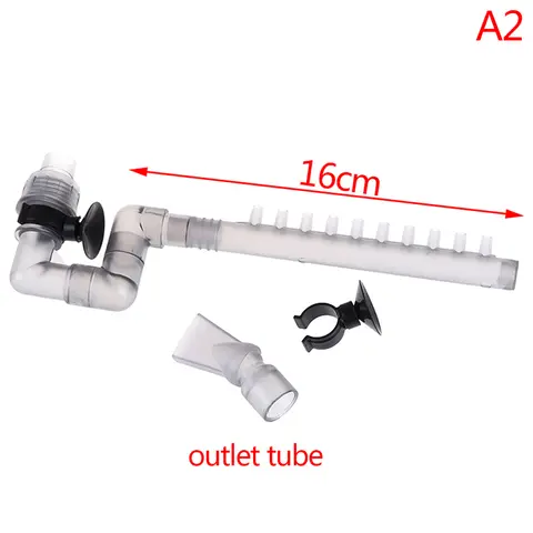 Water Inflow Outflow Tube Pipe Fish Tank Aquarium Filter External Canister Parts Inlet Outlet Accessories HW-602B/HW-603B NEW