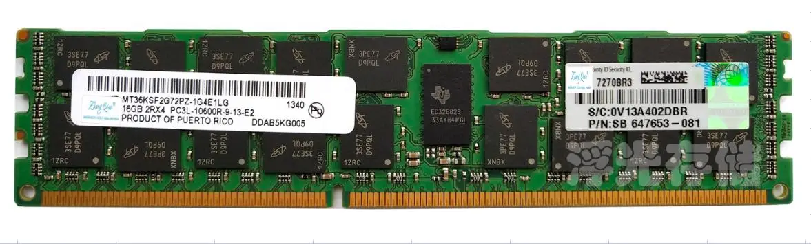 

For 647901-B21 16GB PC3L-10600 647653-081 664692-001 16G