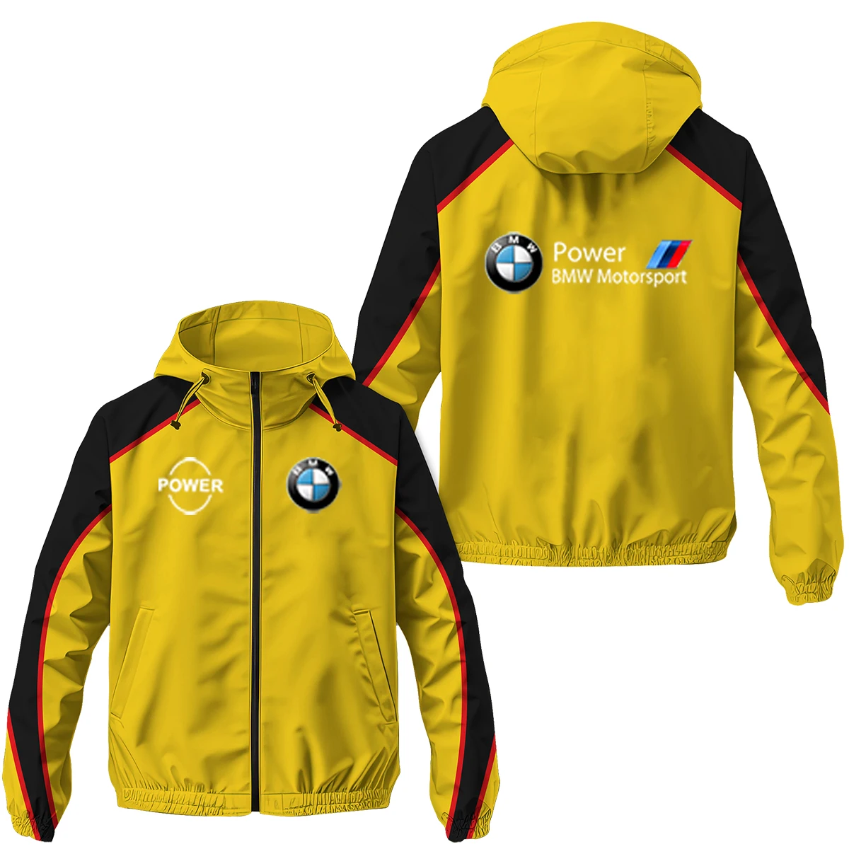 2025 nova primavera masculina bmw logotipo jaqueta de motocicleta casual solto alta qualidade à prova vento bmw jaqueta ao ar livre com capuz zíper completo