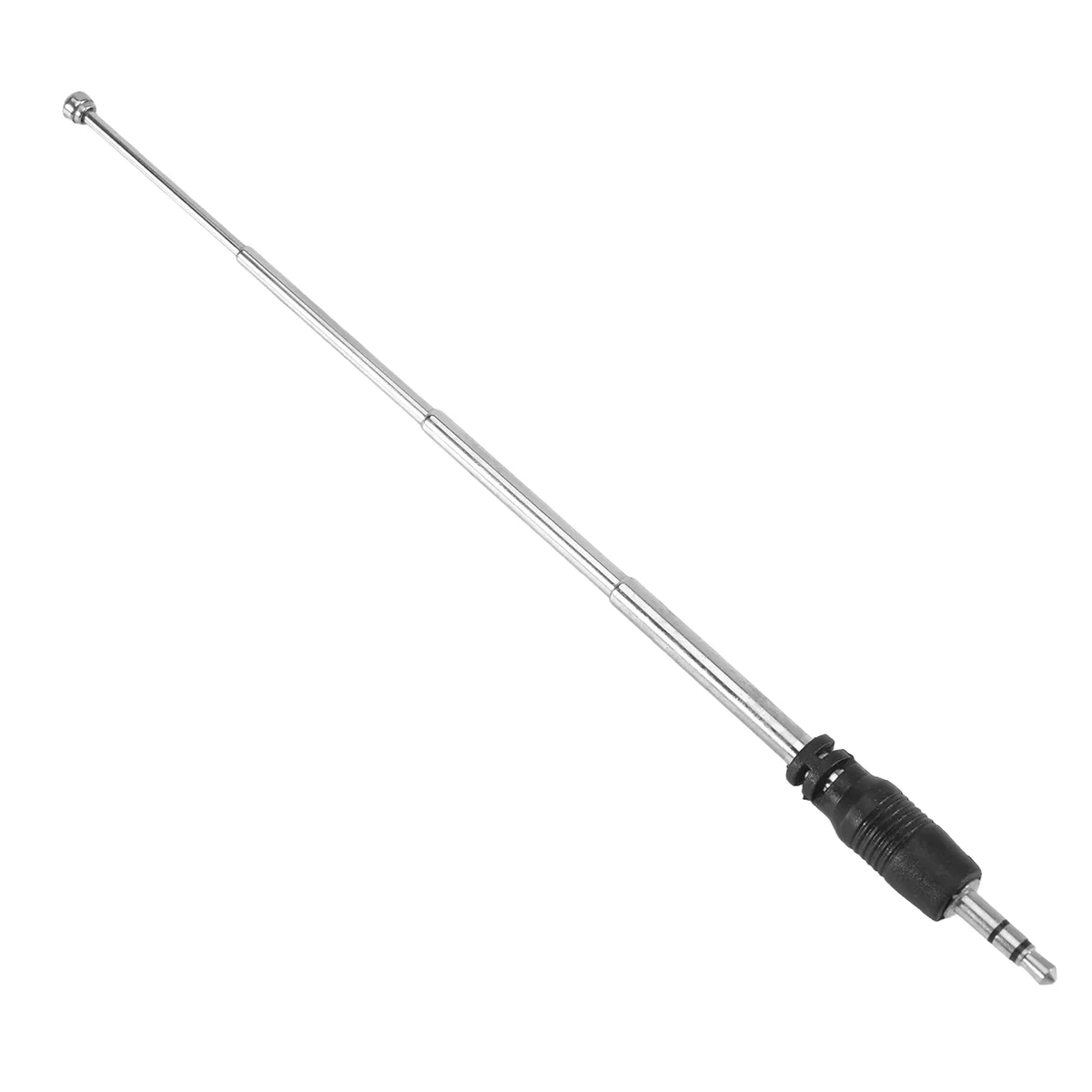 Antena de rádio 3.5mm 4 seções telescópica fm antena rádio para celular mp3 mp4 equipamento de áudio