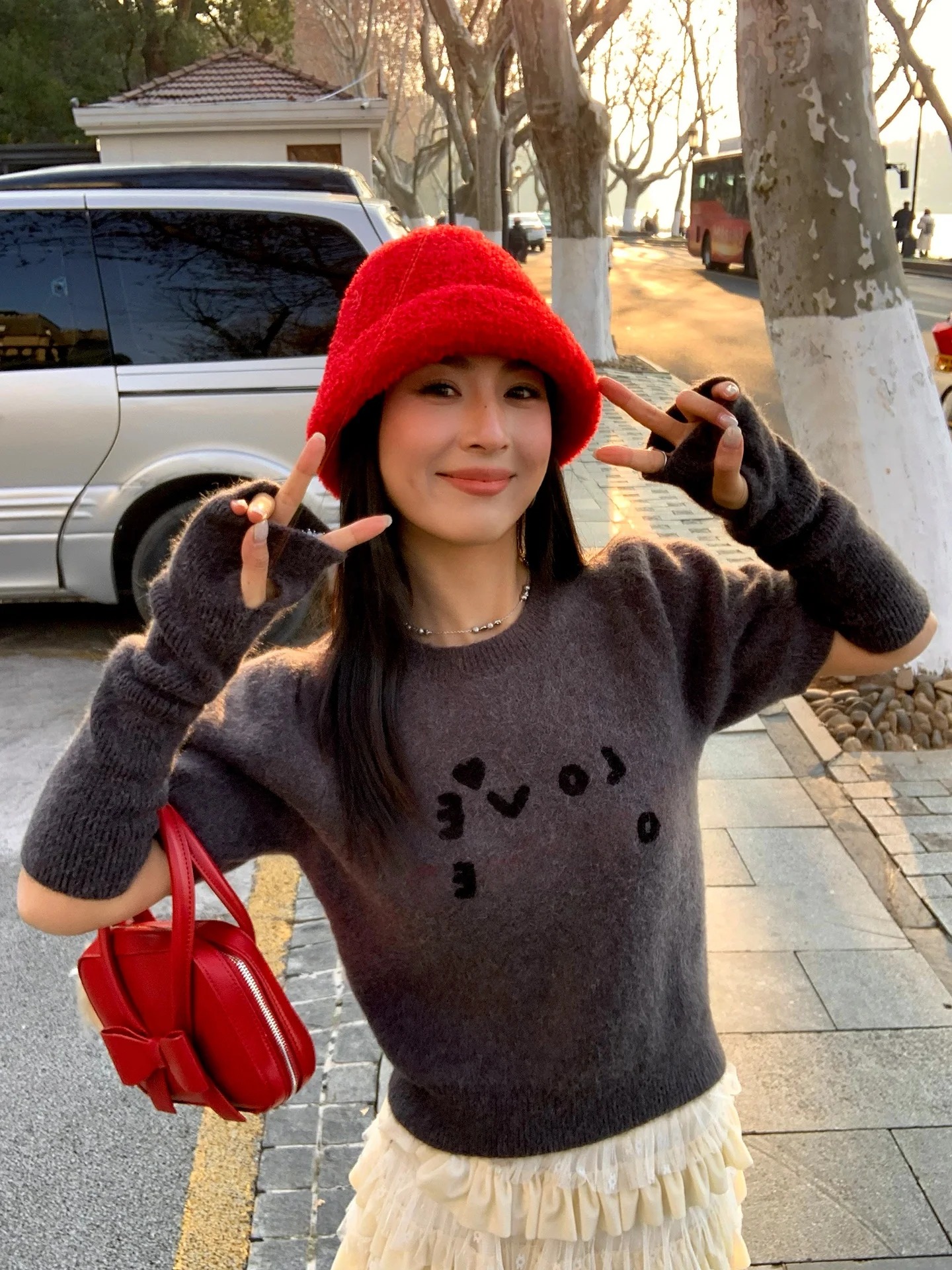 

Floral Embroidered Sweater ort Sve Casual Sle Women's Inner Wear Spring Autumn Winter Soft Knitted Top Tefamani Brand