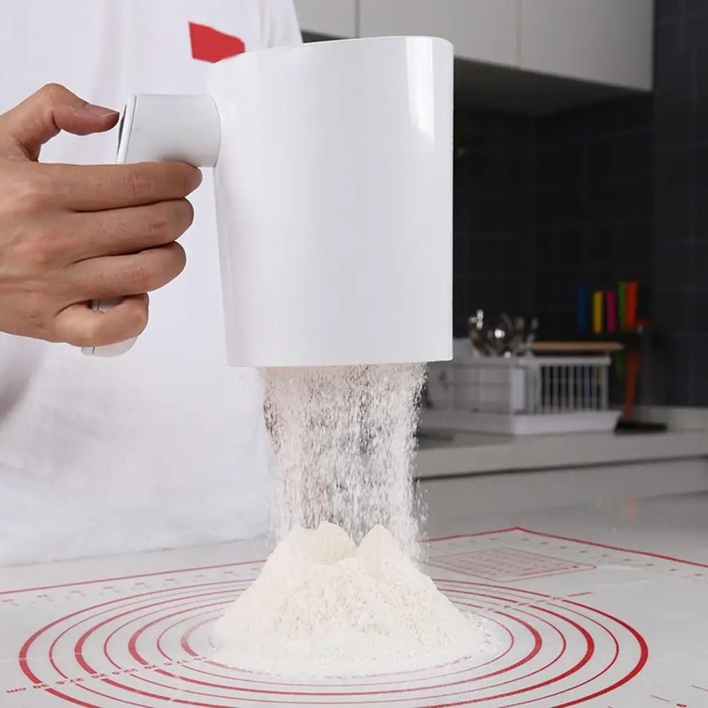 Fashion Electric Flour Sieve  Practical Anti-deform Baking Sifter  Convenient Compact Electric Flour Sieve