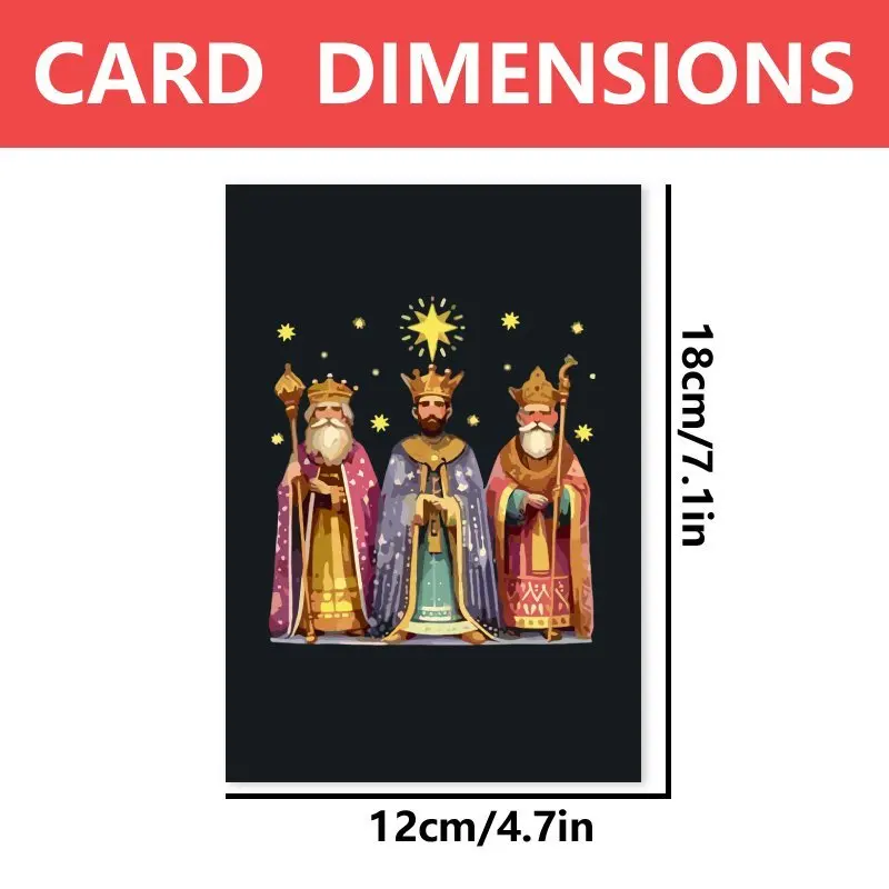 قطعة واحدة، بطاقة تهنئة يوم الملوك الثلاثة، بطاقة تهنئة فيليز ديون دي رييس، بطاقة تهنئة لوس رييس ماغوس، بطاقة ثلاثة رجال حكيمة #2