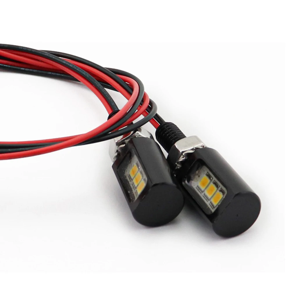 2 pcs Universal 12 V Backlight Bolts, License Plate Bolt Lamp, LED Motorcycle Signal Lamps