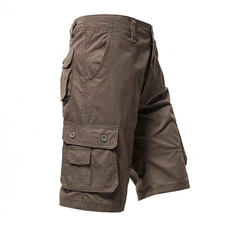 Cargo Knie Shorts Männer Sport Casual Bermuda Shorts Plus Größe Baumwolle Halbe Hosen Golf Gerade Lauf Gym Shorts Hosen – Detail 2