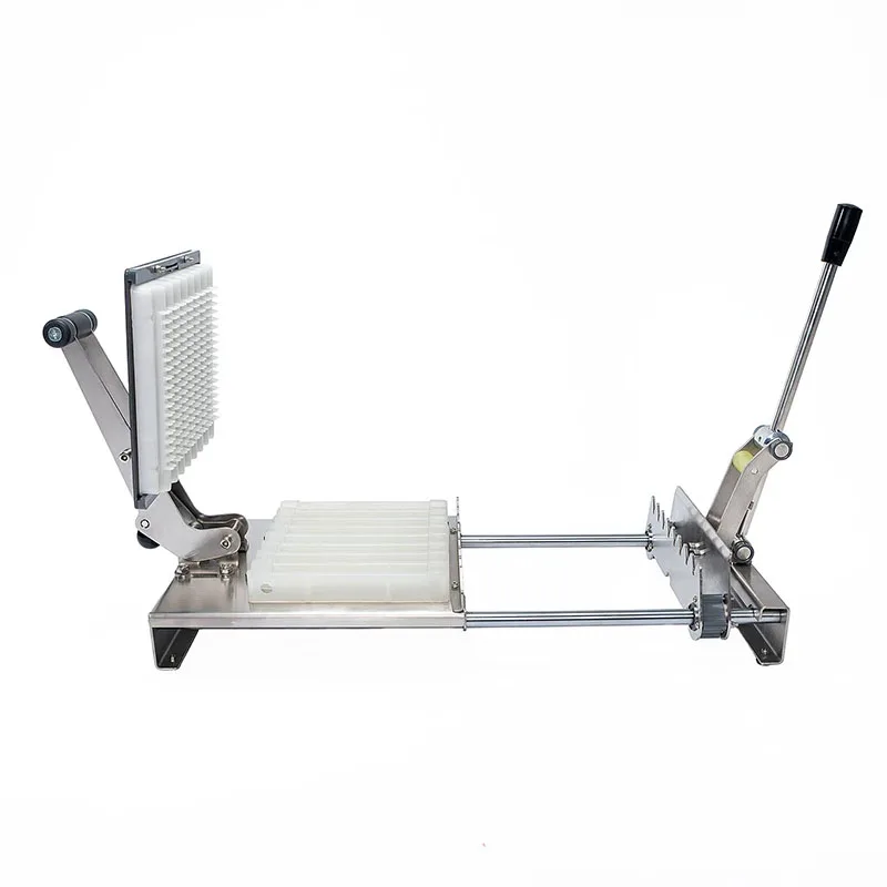 Manual Stainless Steel Kebab Skewer Machine Commercial Meat Skewering Machine for BBQ Mutton Beef Skewers