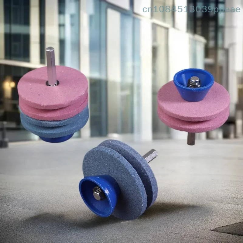 드릴 샤프너 정원 도구 칼 연마기 드릴 범용 샤프닝 드릴 커터 잔디 깎기 칼 샤프너