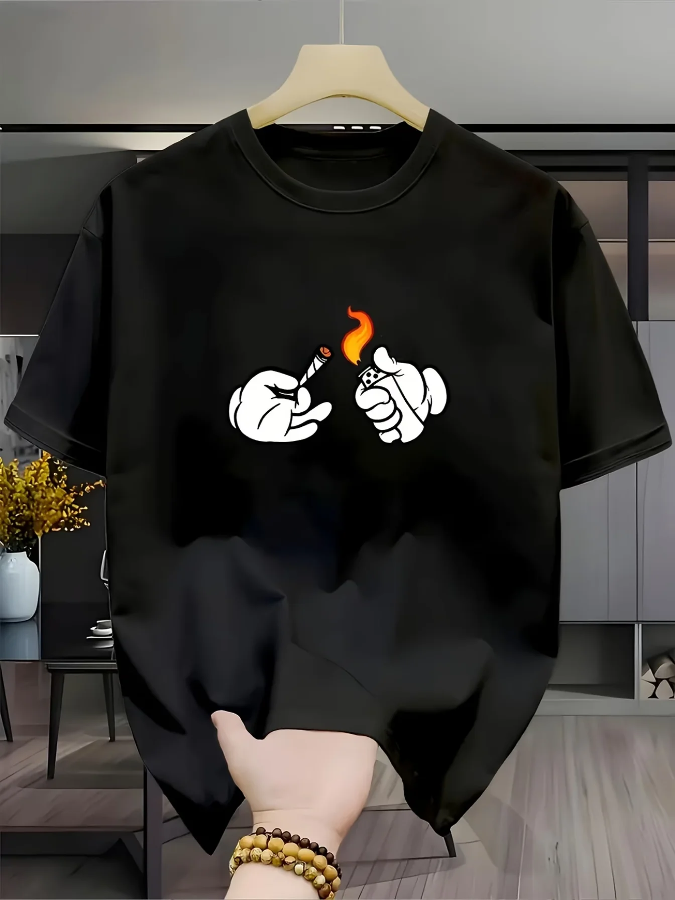 Men'S Breathable T-Shirt - Regular Fit Casual Daily And Formal Style for Gym, Travel, Beach - Machine Washable