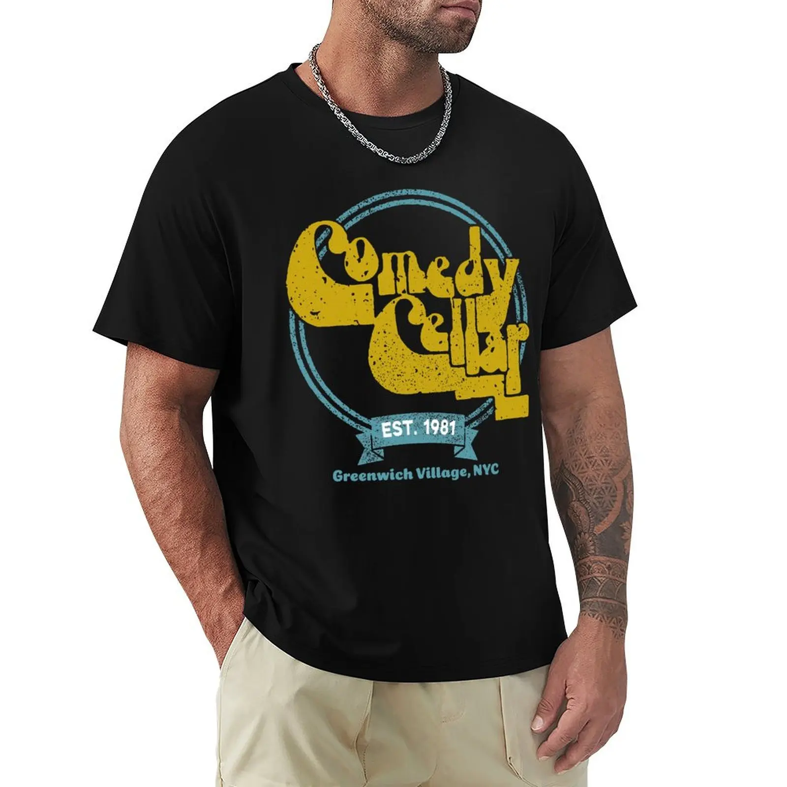 The Comedy Cellar T-Shirt Casual Loose Fit Short Sleeve T-Shirt
