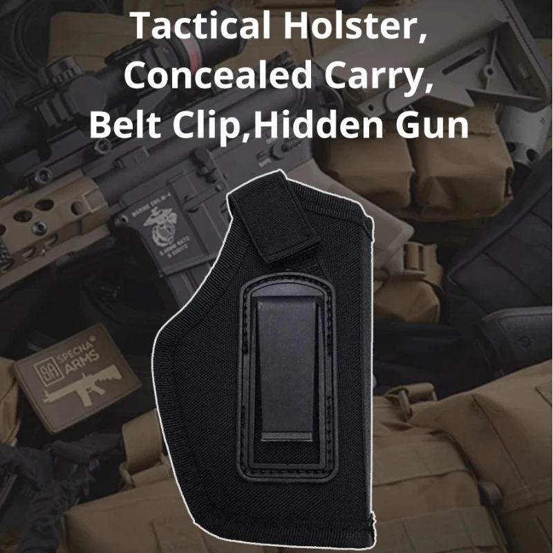 Tactical Holster With Clip Bag IWB Left Right Universal Gun Bag Hidden Carrying Holster Outdoor Training Pistol Holster For Male