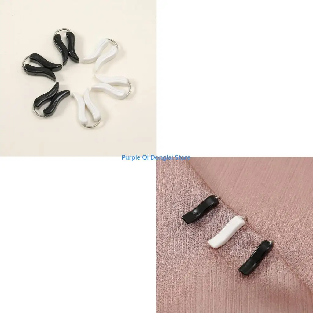 L21E 6 Pcs Versatile Plastic Scarf Clip for Women Convenient Scarves Fixing Clasp Reliable Shawl Clips Accessory for Women