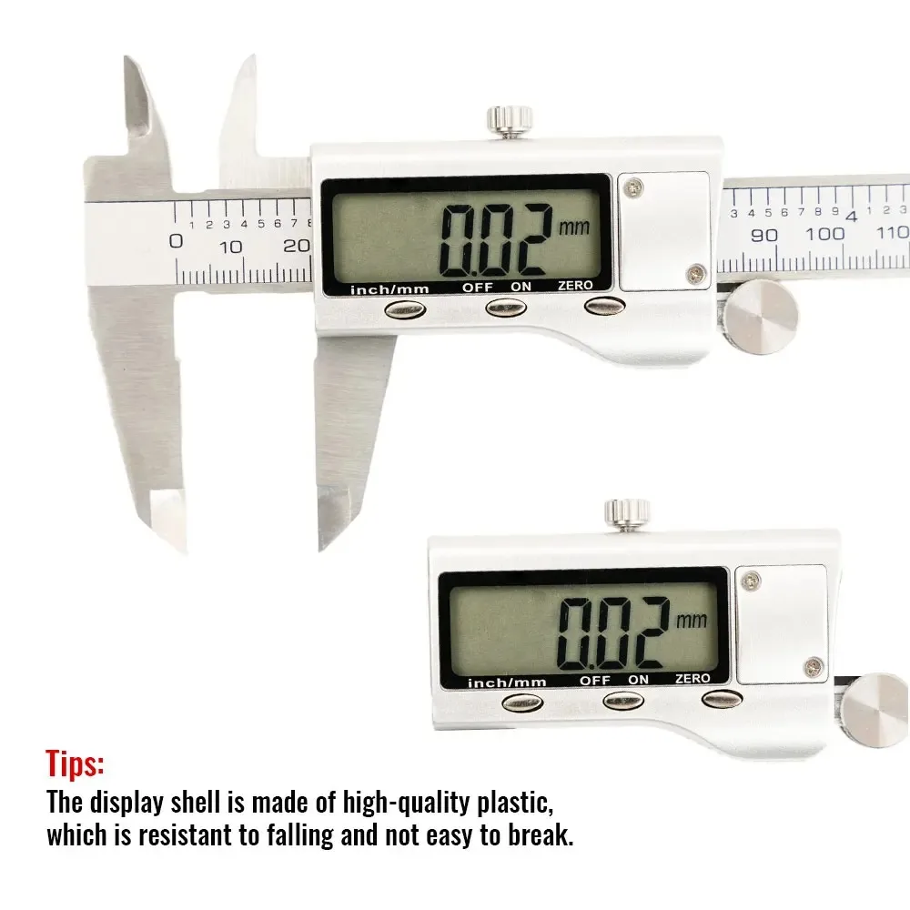 6-Inch 150mm Accurate measurement Stainless Steel Electronic Digital Vernier Caliper Metal Micrometer Measuring image 5