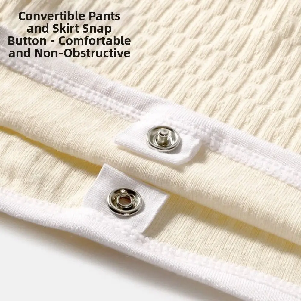 Cotton Men's Sleeping Skirt Pants Crotch Less with Buttons Men Bathrobe No Underwear Sleep Artifact Male Bath Towel Sleepwear