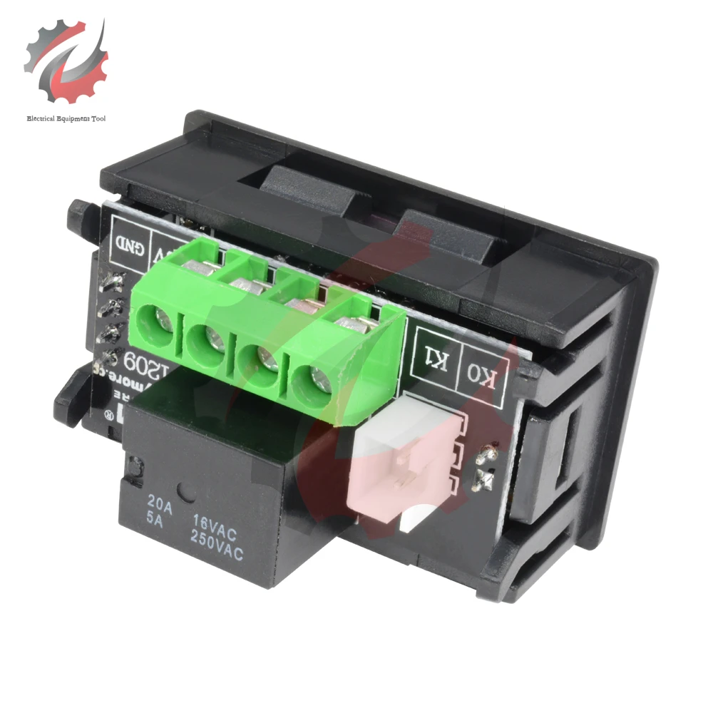 W1209 DC 12V termostato digitale scheda di controllo della temperatura modulo Controller termometro rosso blu verde LED sensore NTC impermeabile