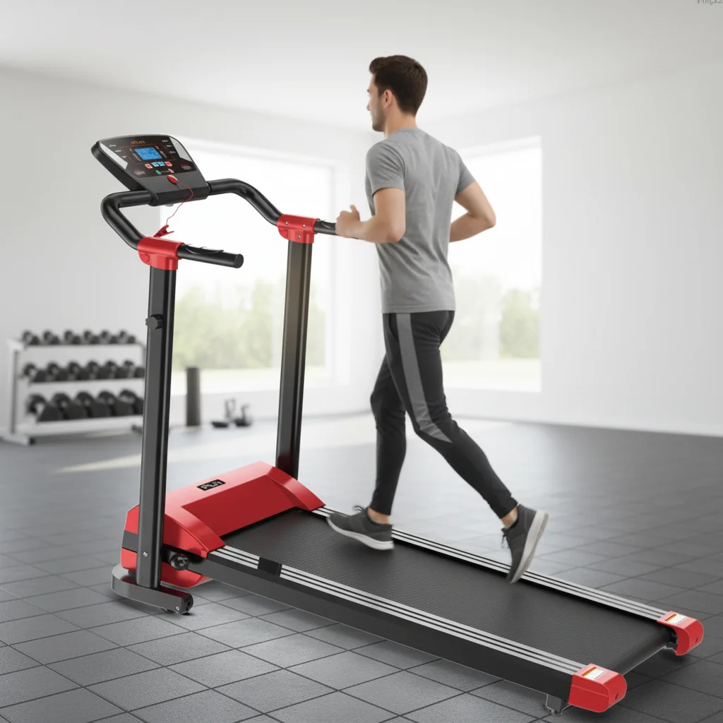 Smart Fitness Foldable Electric Treadmill Portable Walking Pad Running Machine with APP Control for Home Office Indoor Gym