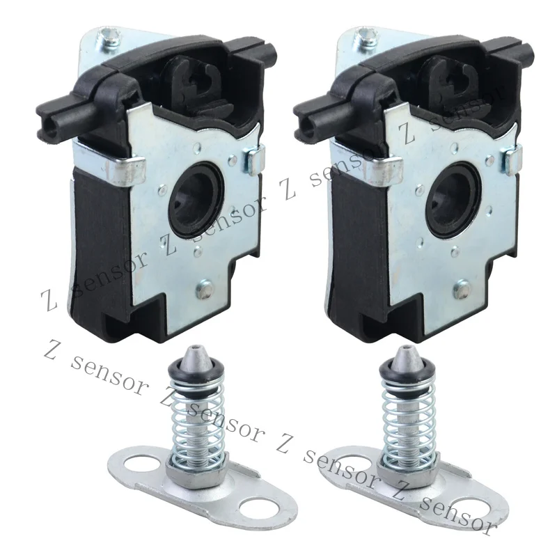 Z+ 4 Pcs  For BMW E46 E39 E52 E53 Lower  Upper Left  Right Catch Latch Hood Lock*
