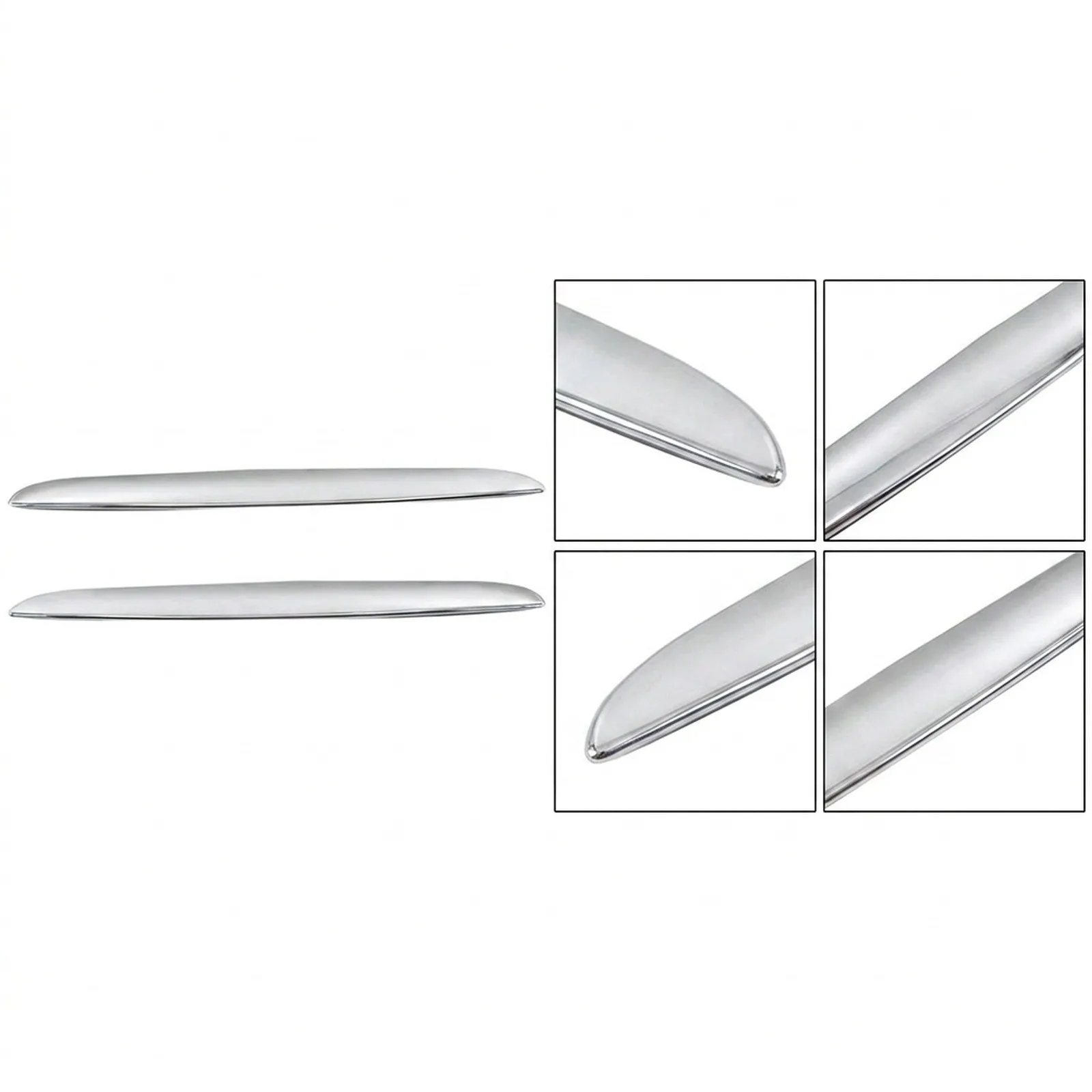 Car Accessories Front Hood Molding Car Modification Vehicle Restoration ABS Material Direct Replacement Construction