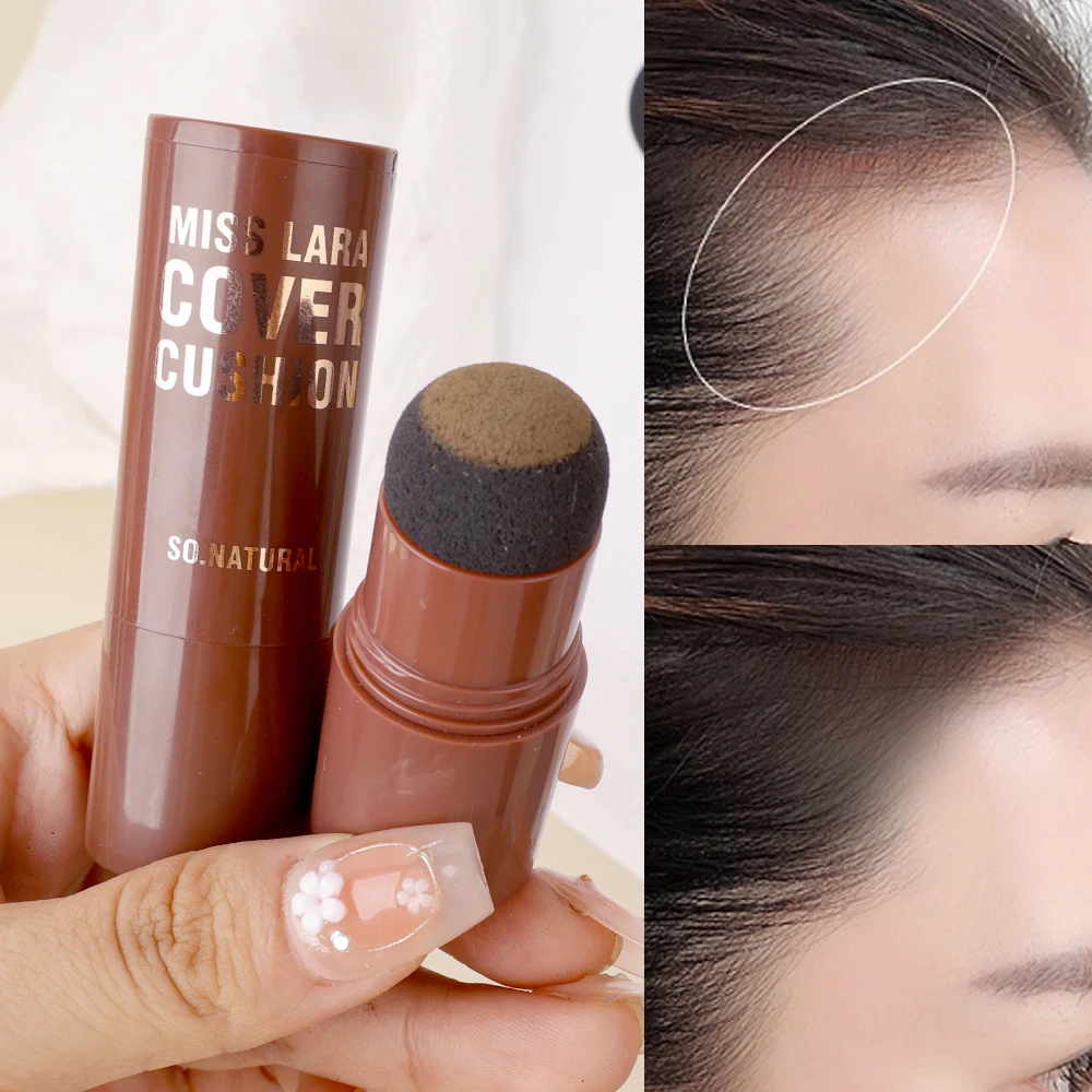 3 Colors Hairline Shadow Powder Brow Powder Hair Concealer Long Line Black Lasting Waterproof Root Up Brown Natural Cover Stick