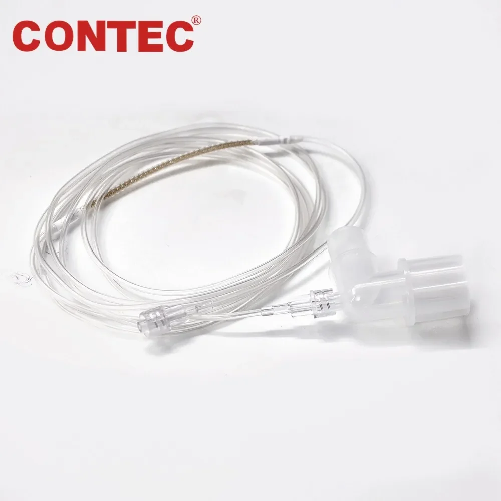 Disposable CO2 Sampling pipe ETCO2 Intubation Patient Adaptor Veterinary