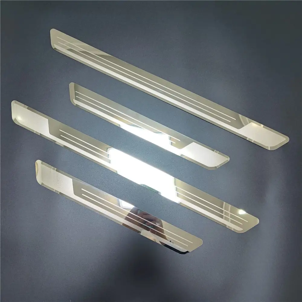 Auto Door Sill Scuff Plate Entry Guards For BYD Dolphin 2022 2023 2024 Stainless Threshold Step Pedal Protectors Car Accessories