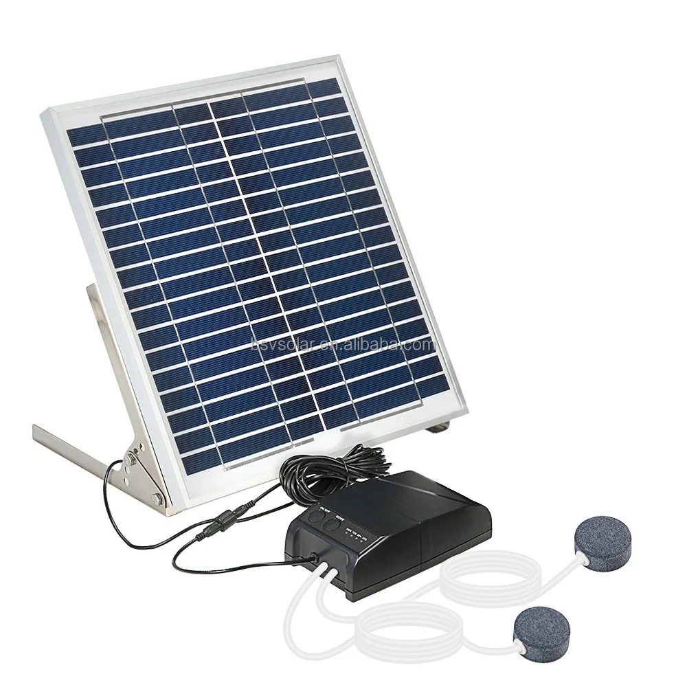 Solar Powered Aerator Air Pump Solar Aquarium Oxygen Pump For Pond Pool Fish Tank Solar Submersible Watering Pump