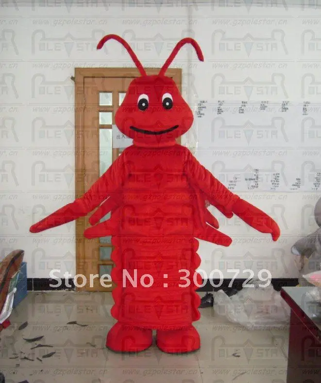 Disfraz de langosta de personaje adulto, traje de Mascota de cuerpo completo para Halloween y Navidad, novedad