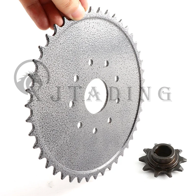 415 chain 44T Tooth 9 Hole Rear Sprocket With 10T drive sprocket For 49cc 66cc 80cc Motorized Bike Engine Parts