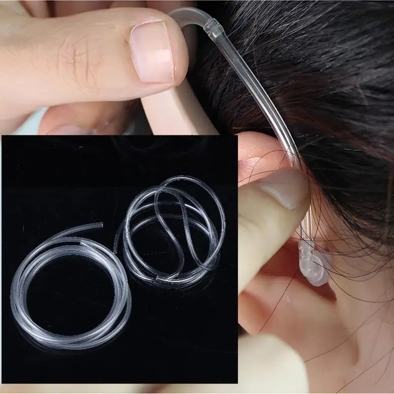 PVC Transparent Earmold Tube Tubing Hearing Aid PVC Tubing For DIY IEM Earphones Earmold Behind-the-ear Hearing Aid Accessories