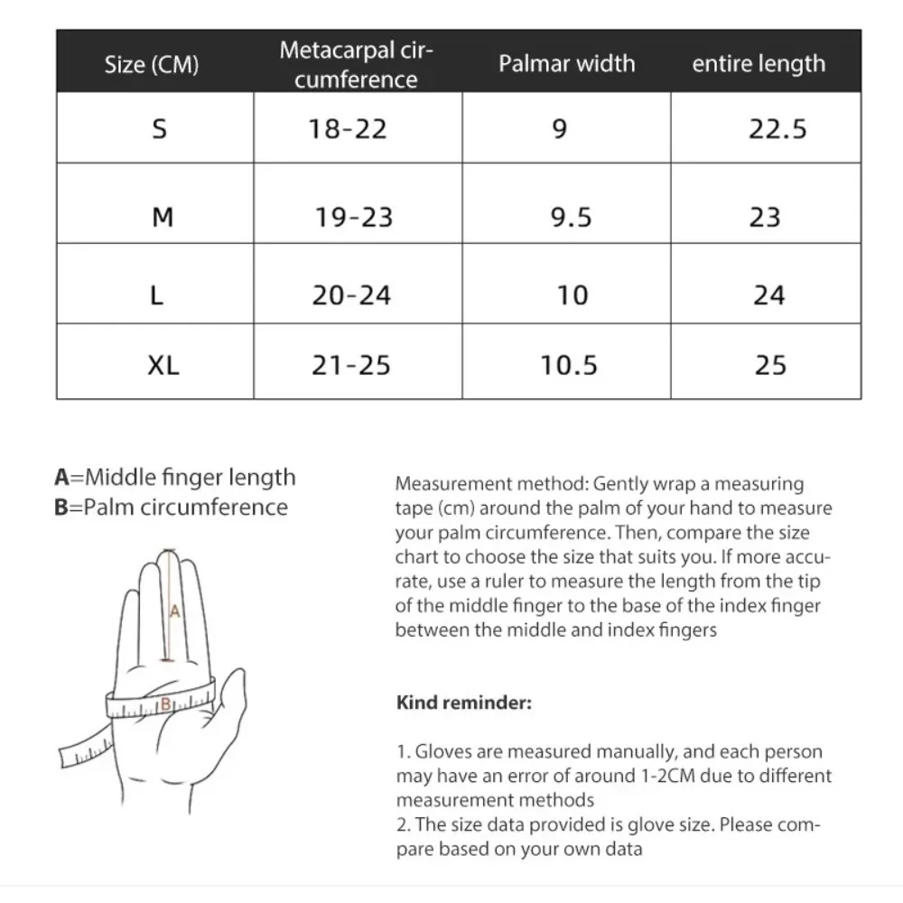 1 Pairs Winter Gloves Mens Touchscreen Non-Slip Unisex Waterproof Windproof Warm Cycling Cold Gloves Fashion Zipper Sports Glove