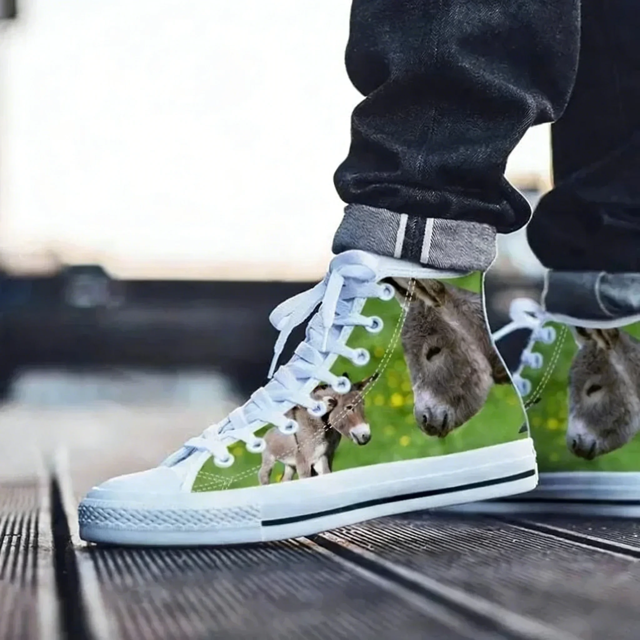 

Кроссовки Donkey High Top для мужчин, женщин и подростков, высококачественные повседневные кеды из канваса для улицы, изготовленные на заказ, парные кроссовки